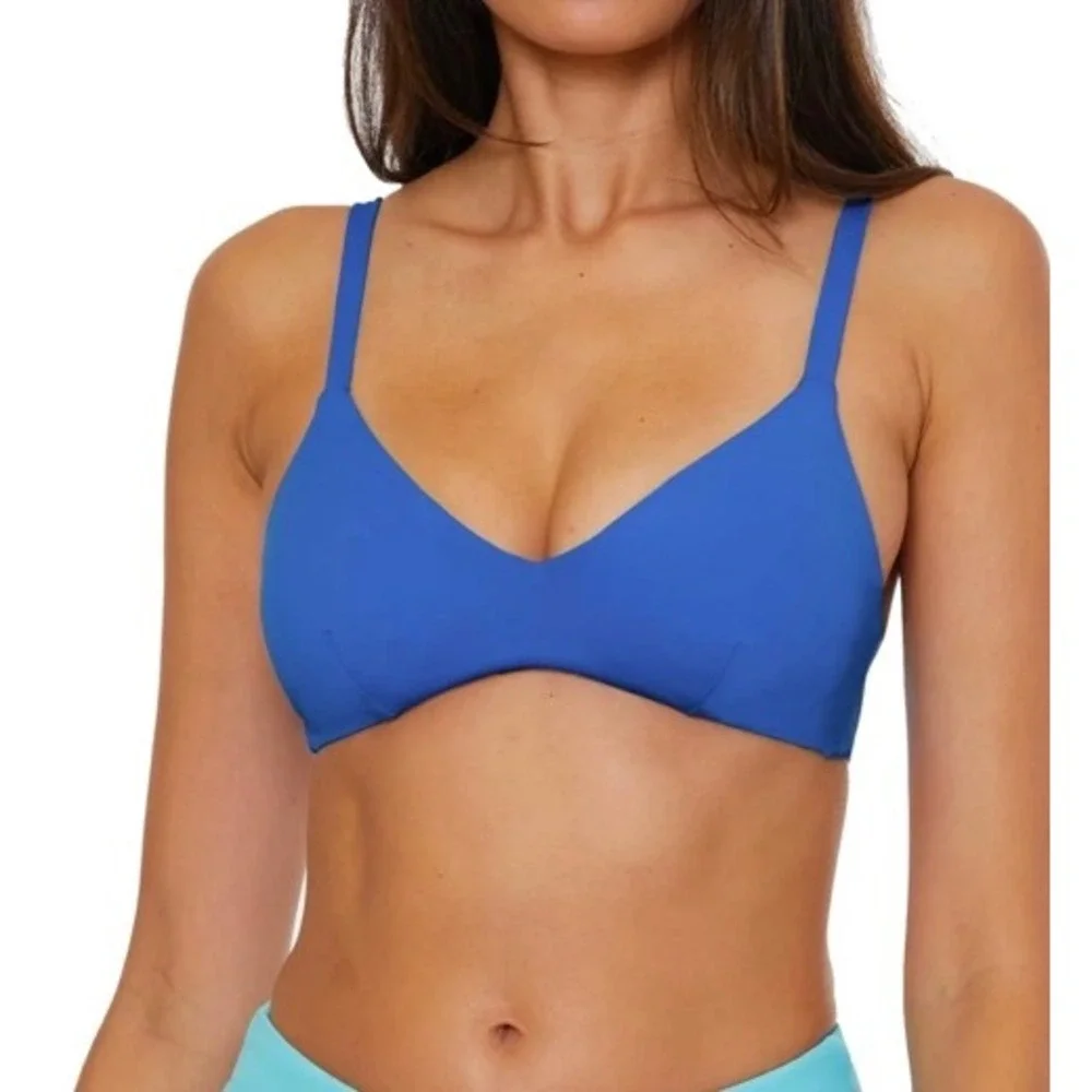 BECCA Audrey‎ Reversible Bralette Bikini Top Women's Size Medium
